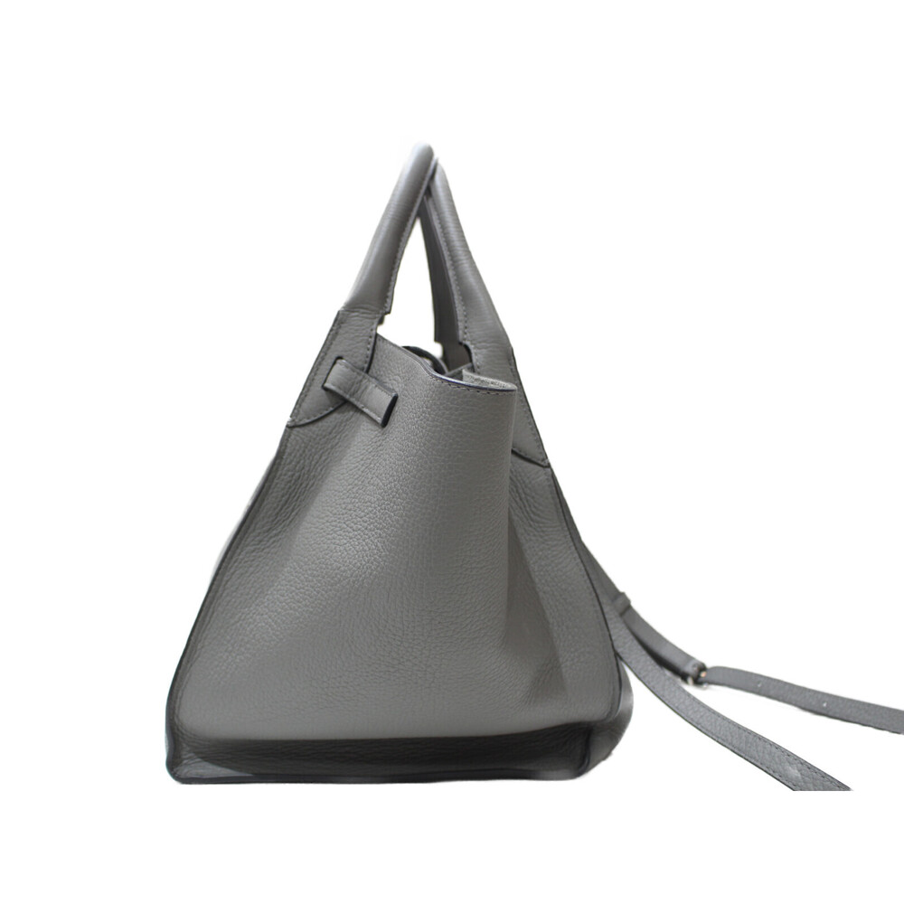 CELINE Big Bag Gray Calfskin Handbag Shoulder - Picture 2 of 7